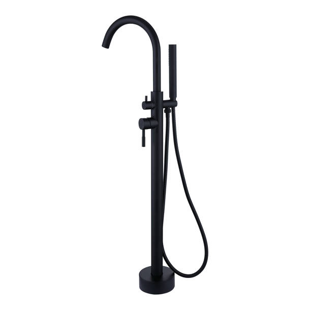Averen Inc IBenso 2 Handle Floor Mounted Freestanding Tub Filler with